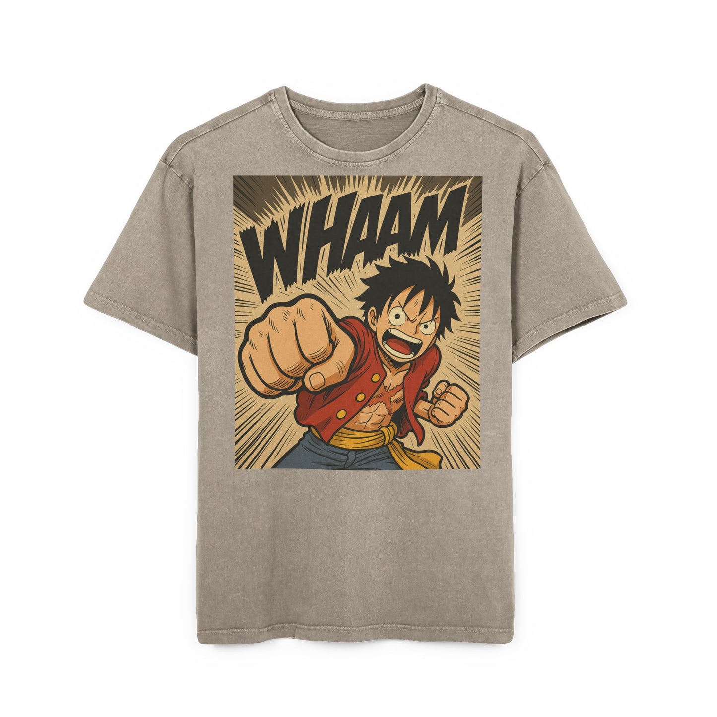 Whaam Acid Washed Graphic T-shirt