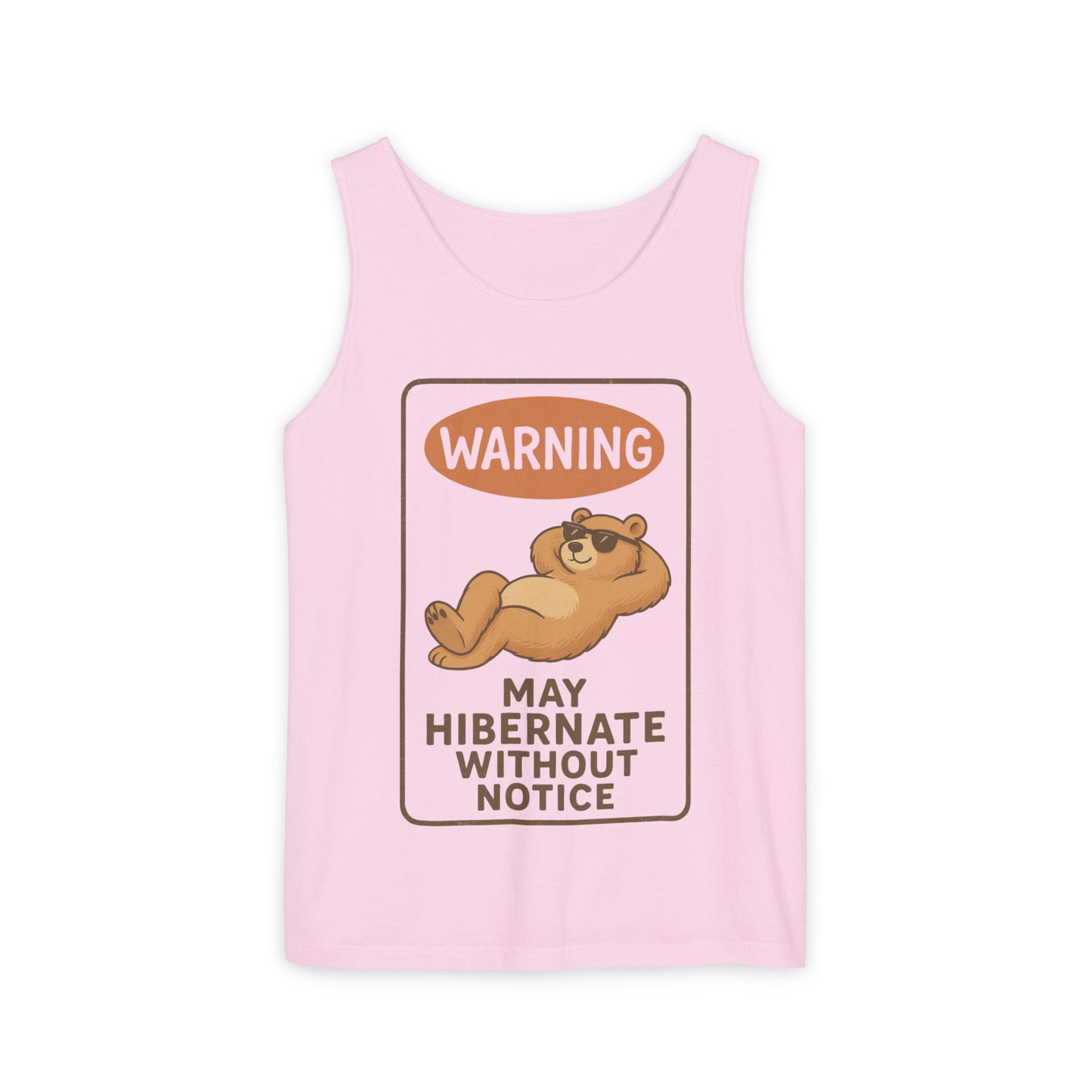 Hibernate Warning Unisex Tank Top