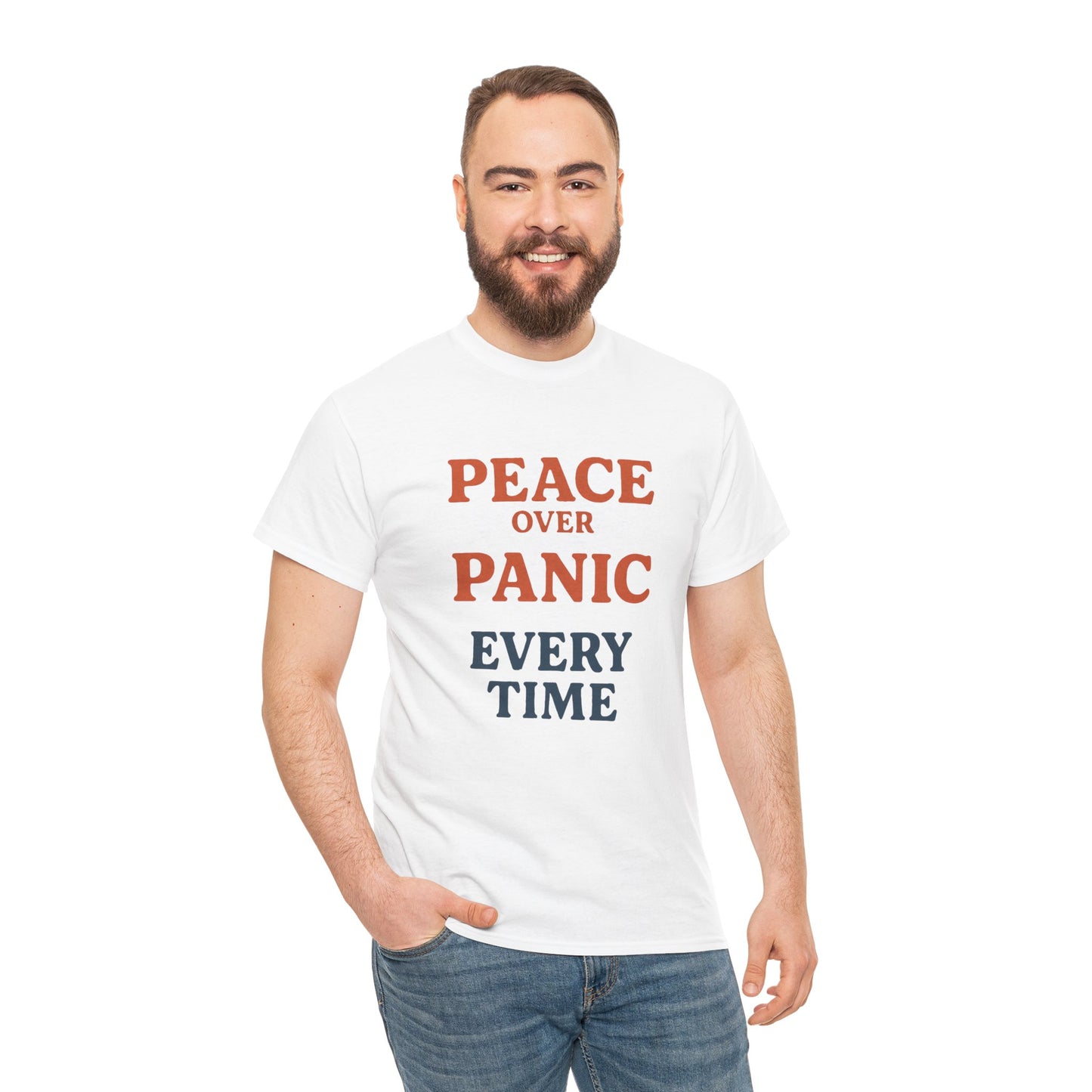 Peace Over Panic Unisex Tee