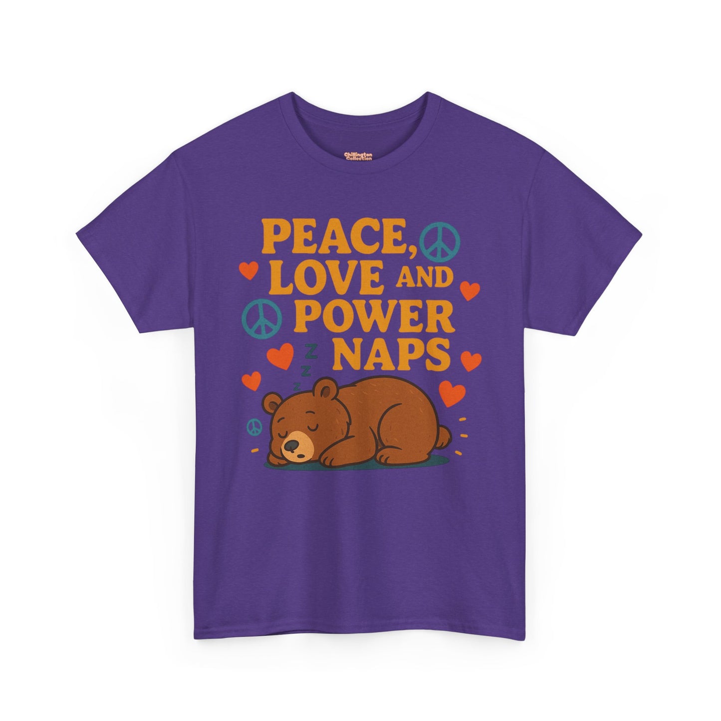 Peace Love Power Naps T-shirt