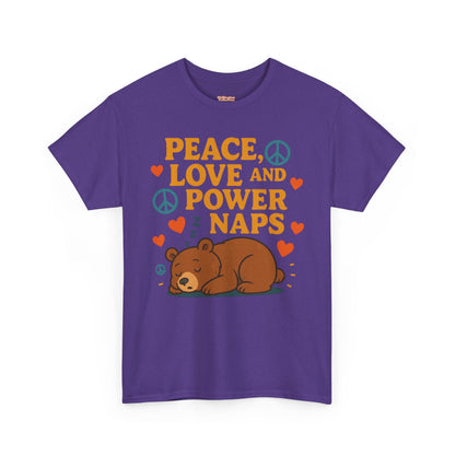 Peace Love Power Naps T-shirt