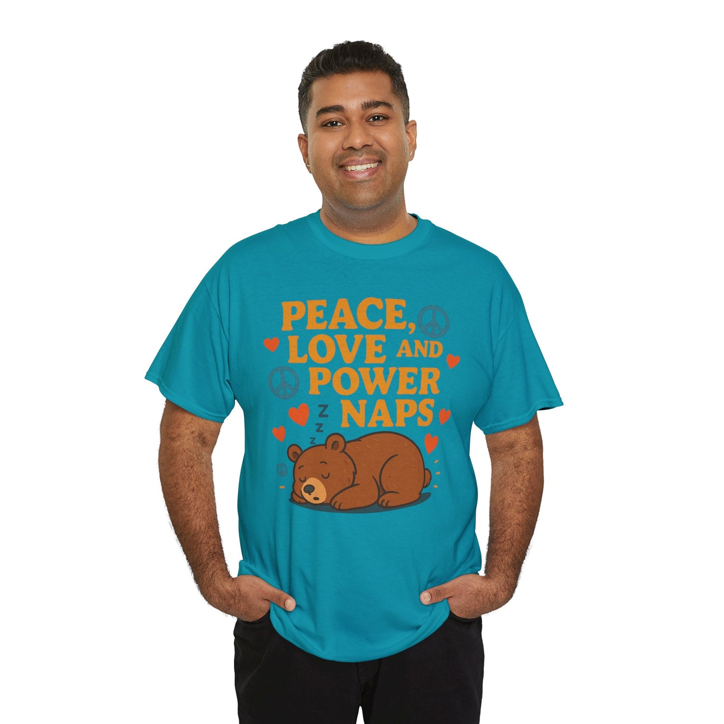Peace Love Power Naps T-shirt