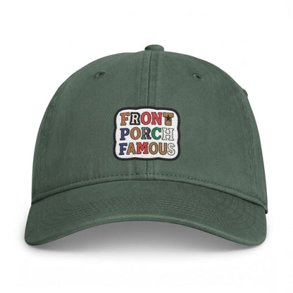 'Front Porch Famous' Washed Cap
