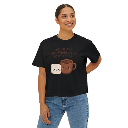 Marshmallow Cocoa Women's Boxy T-shirt