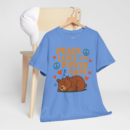Peace Love Power Naps T-shirt