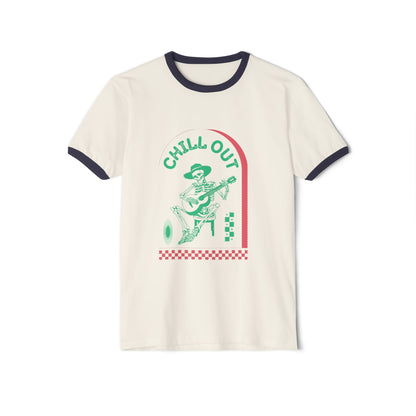 Chill Out Unisex Ringer T-Shirt