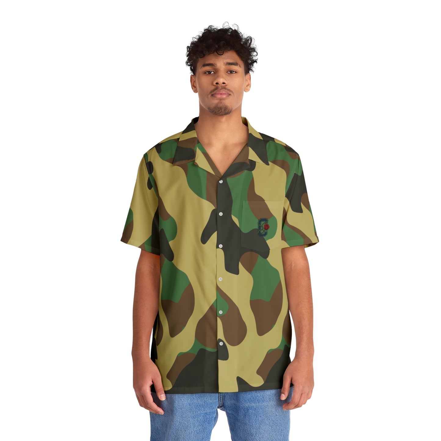Men's Camouflage Hawaiian Shirt