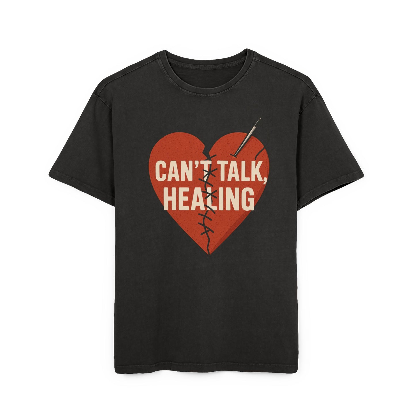 Healing Heart Acid Washed T-shirt