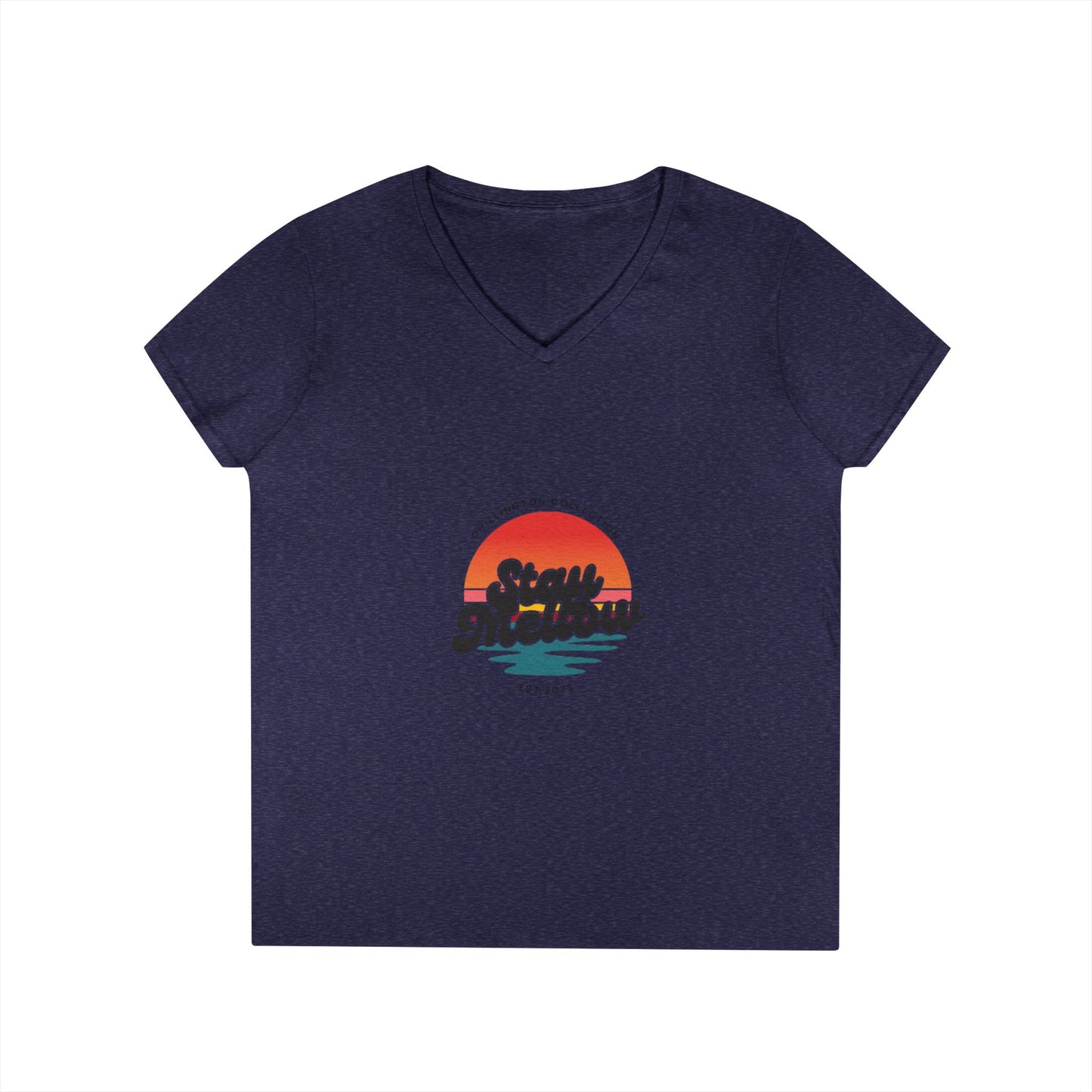 Women's V-Neck  Stay Mellow T-Shirt