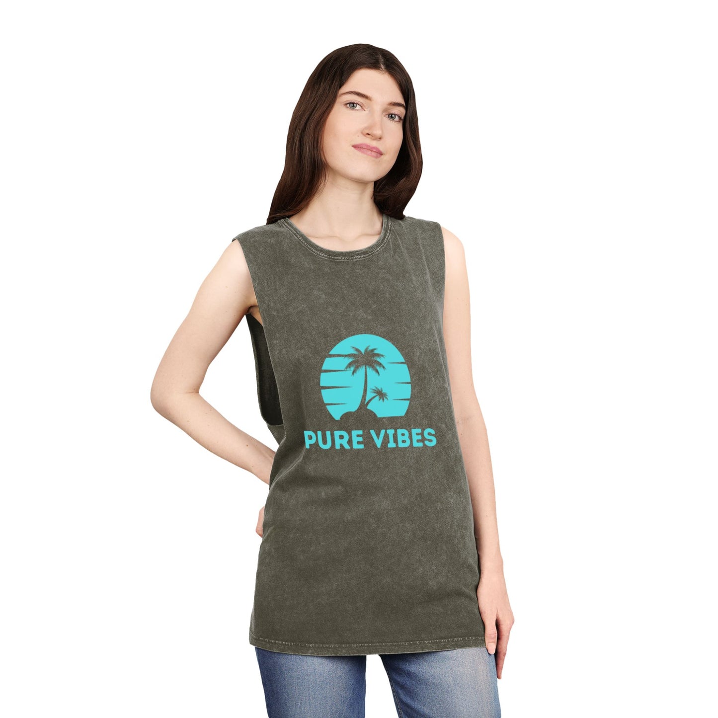 Pure Chill Stonewash Tank Top