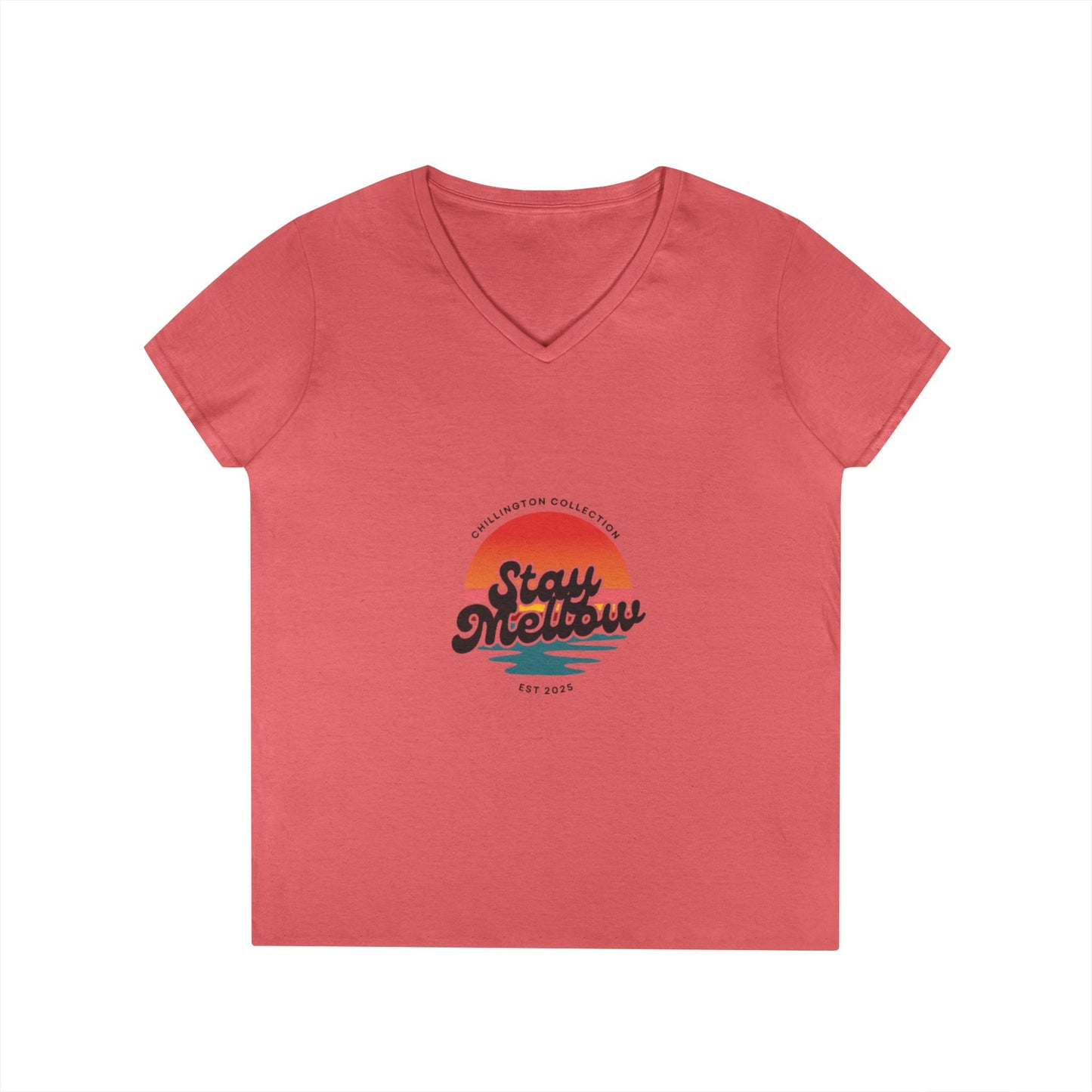 Women's V-Neck  Stay Mellow T-Shirt