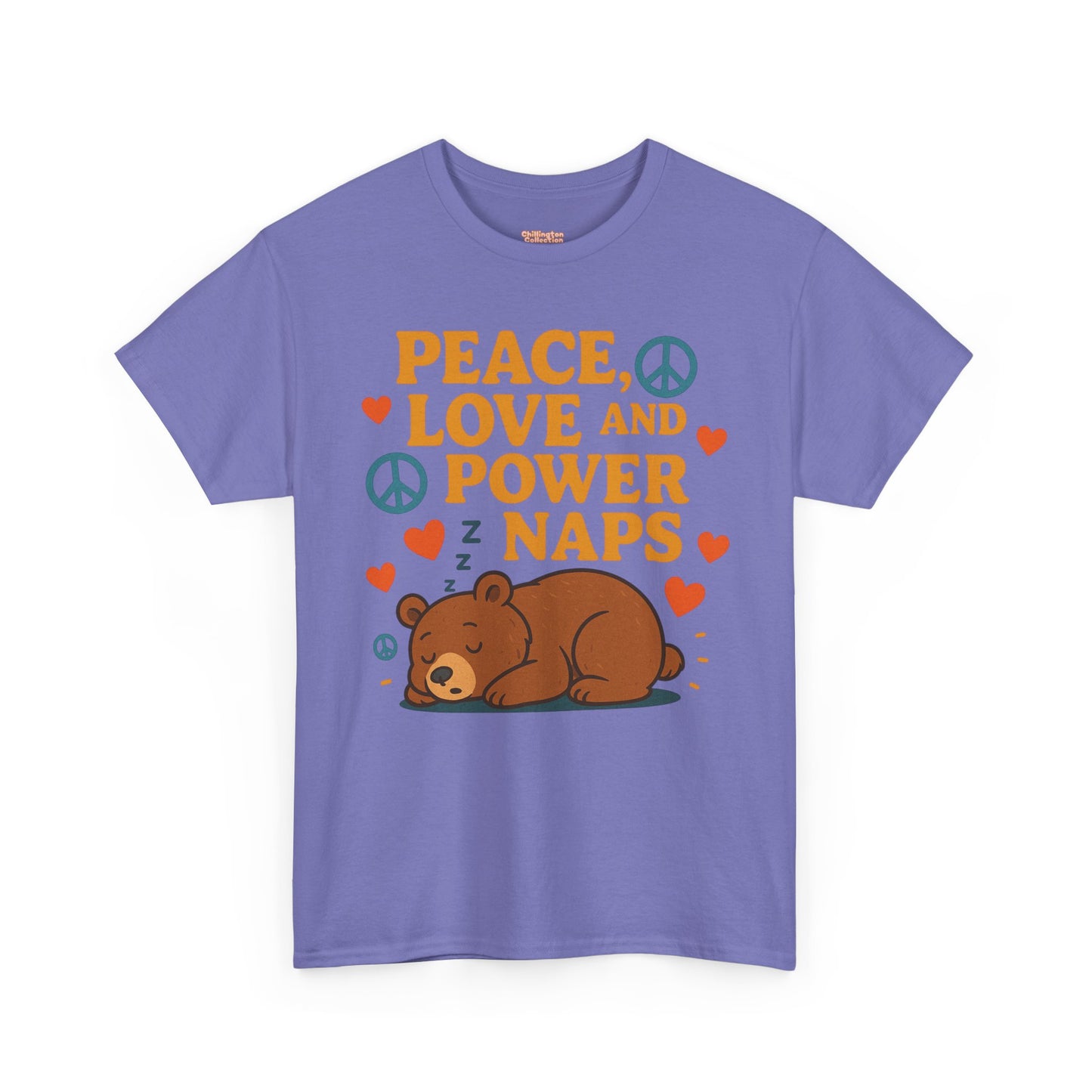 Peace Love Power Naps T-shirt