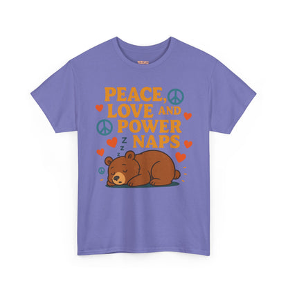 Peace Love Power Naps T-shirt
