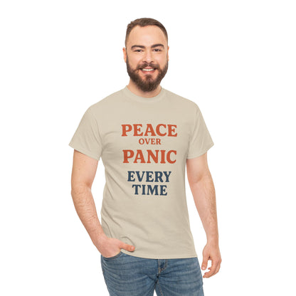 Peace Over Panic Unisex Tee