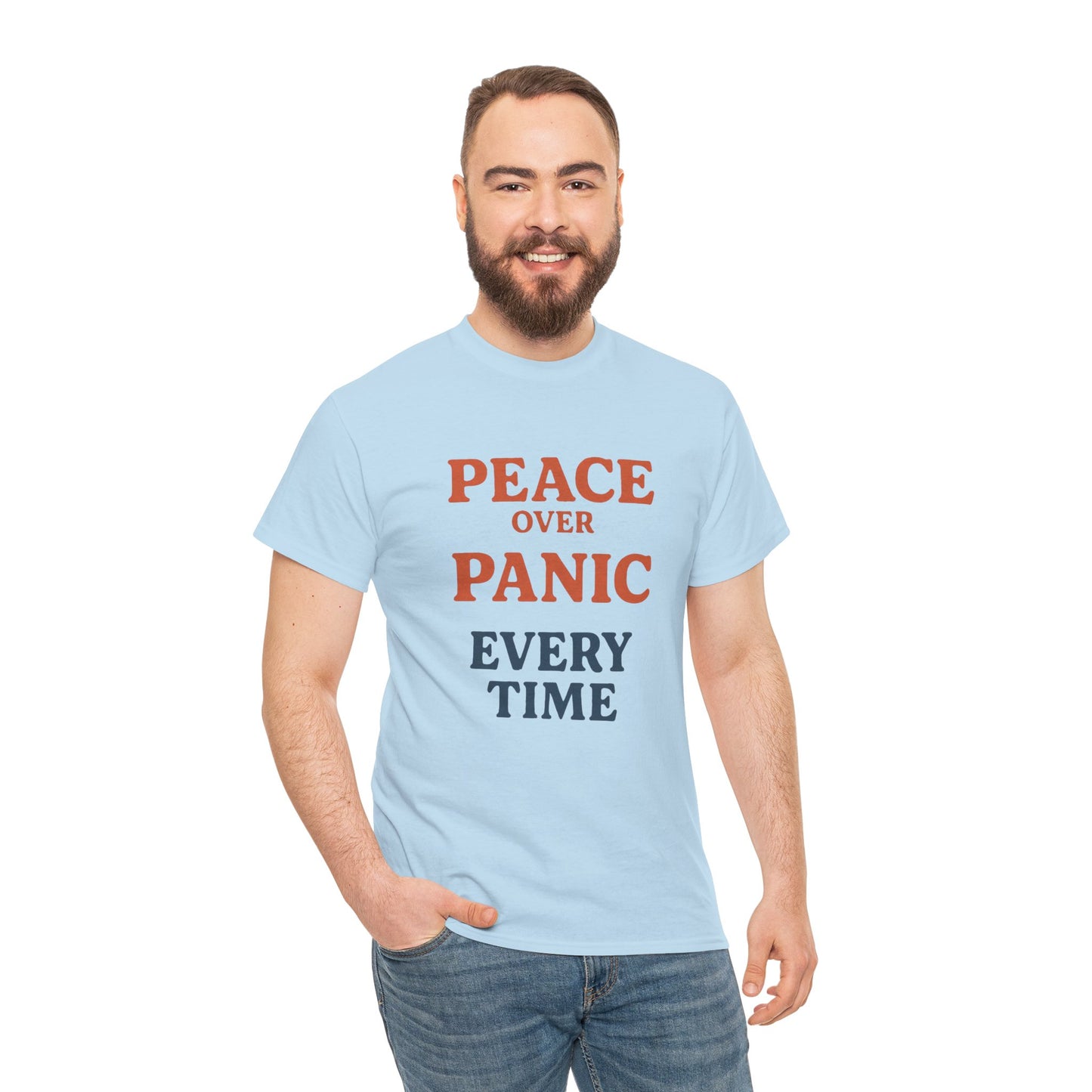 Peace Over Panic Unisex Tee