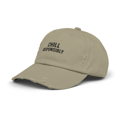 Chill Responsibly Distressed Cap