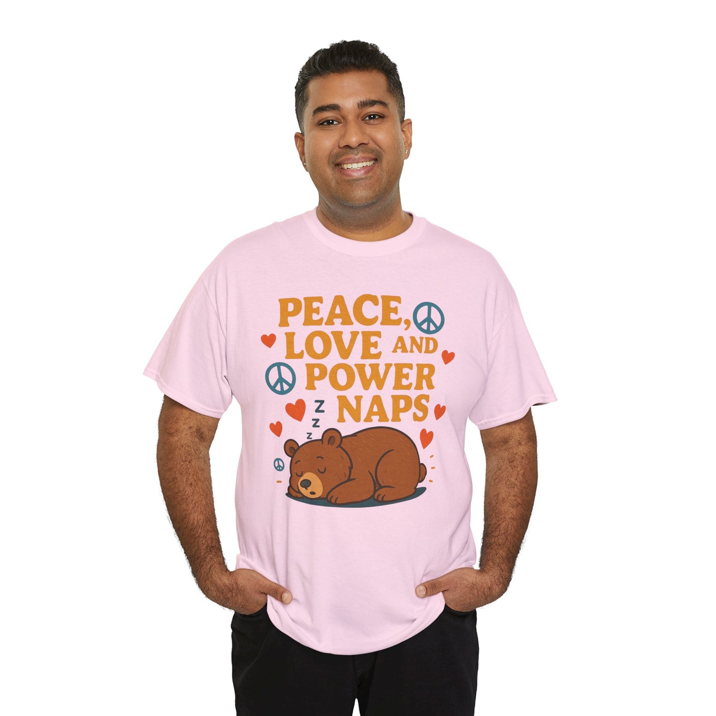 Peace Love Power Naps T-shirt
