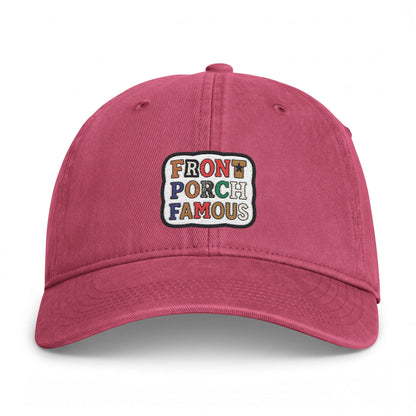 'Front Porch Famous' Washed Cap