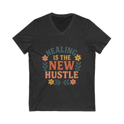 Healing is the New Hustle V-neck T-shirt