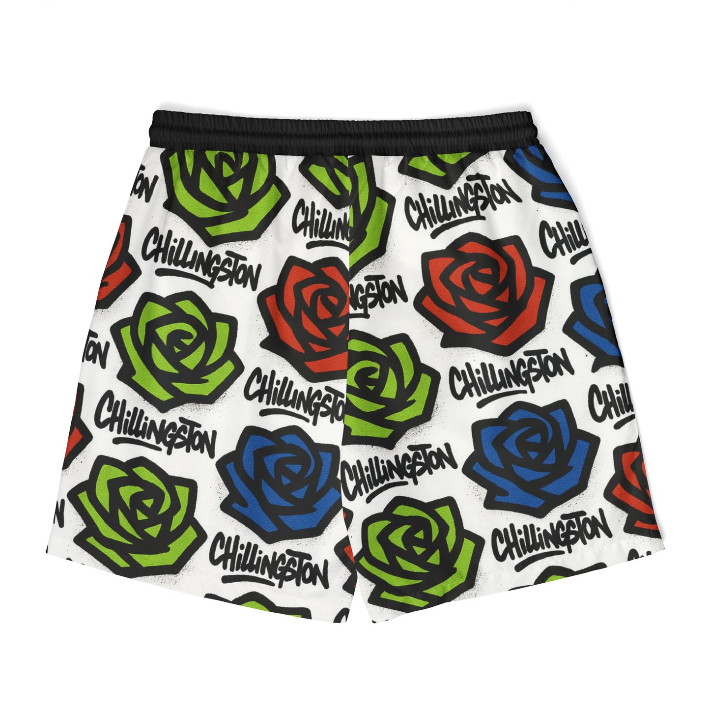 Graffiti Flower Swim Shorts