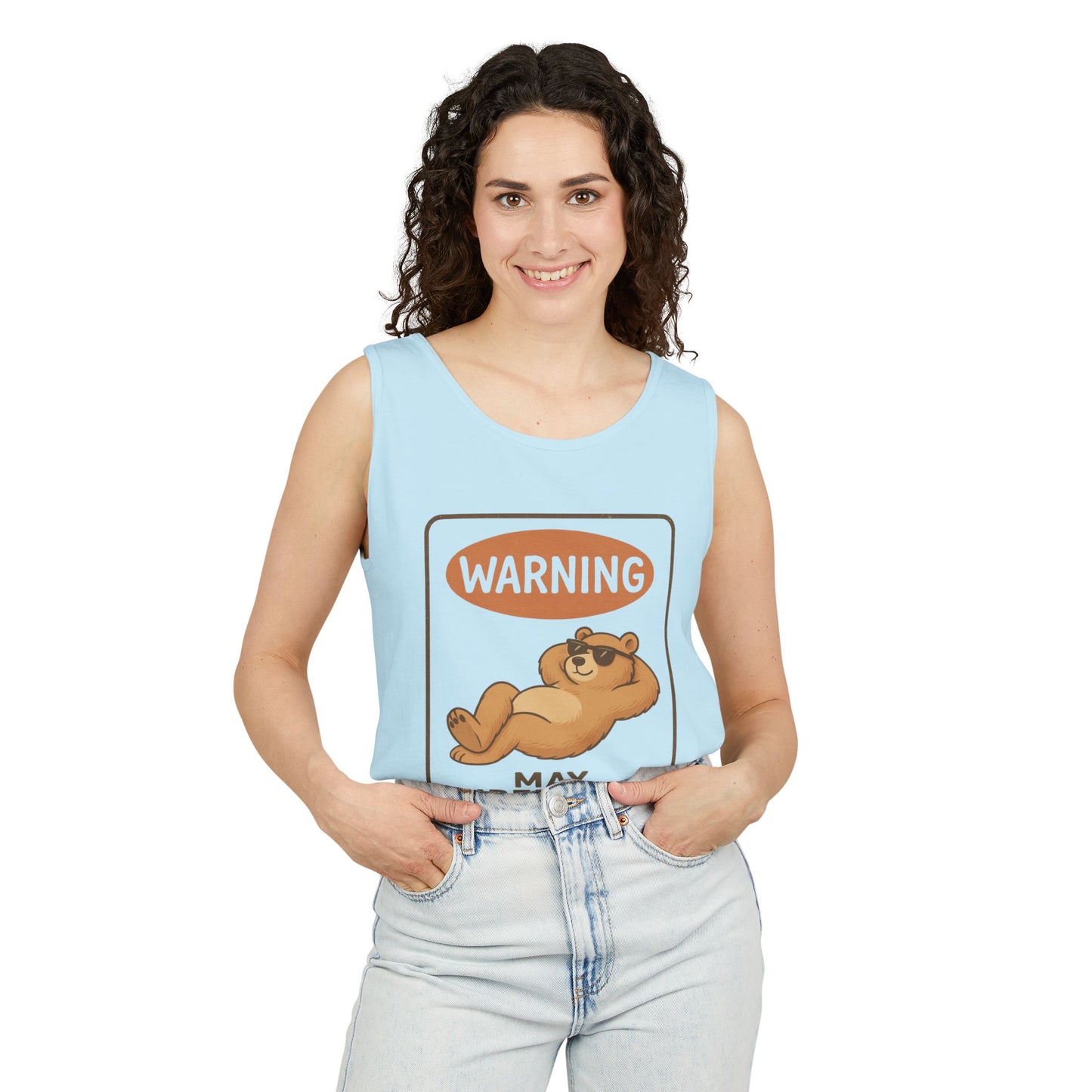 Hibernate Warning Unisex Tank Top