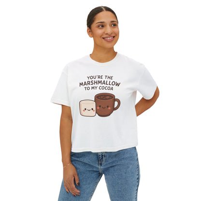 Marshmallow Cocoa Women's Boxy T-shirt