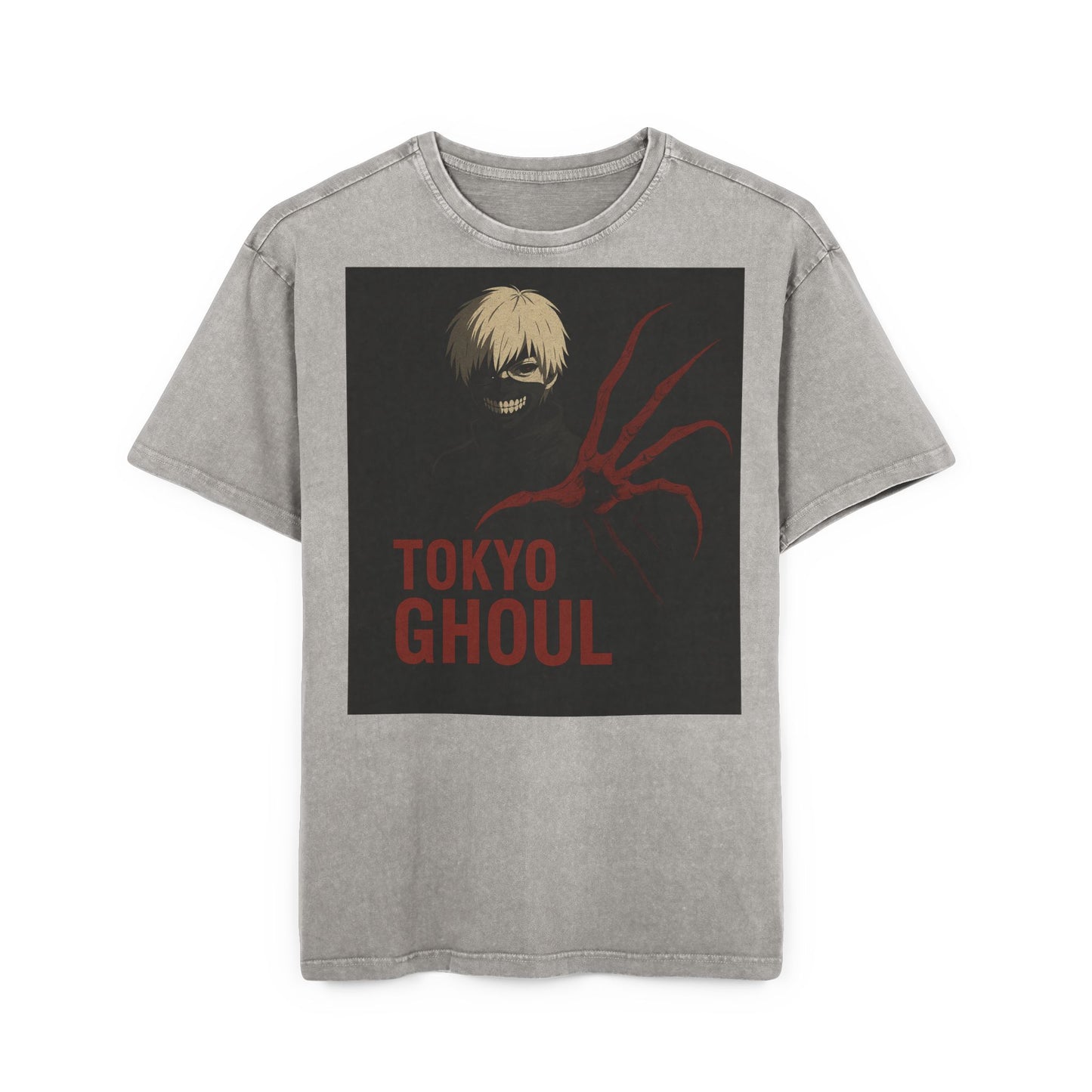 Tokyo Ghoul Men's Acid Washed T-shirt