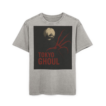 Tokyo Ghoul Men's Acid Washed T-shirt