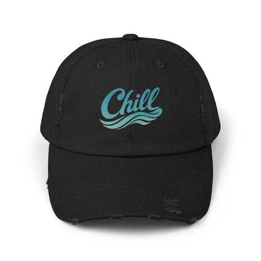 Chill Vibes Distressed Cap