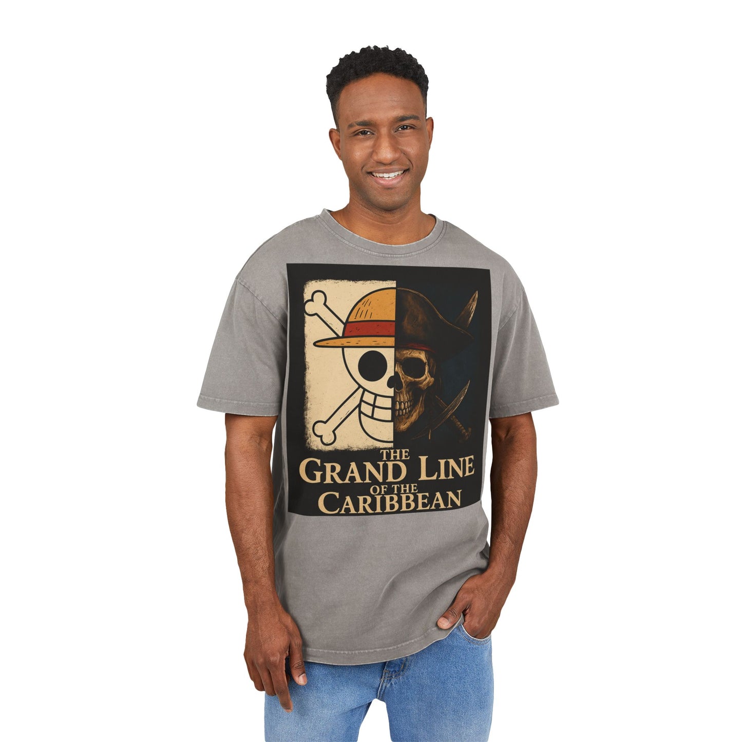 Grand Line Adventure Men's Acid Washed T-shirt