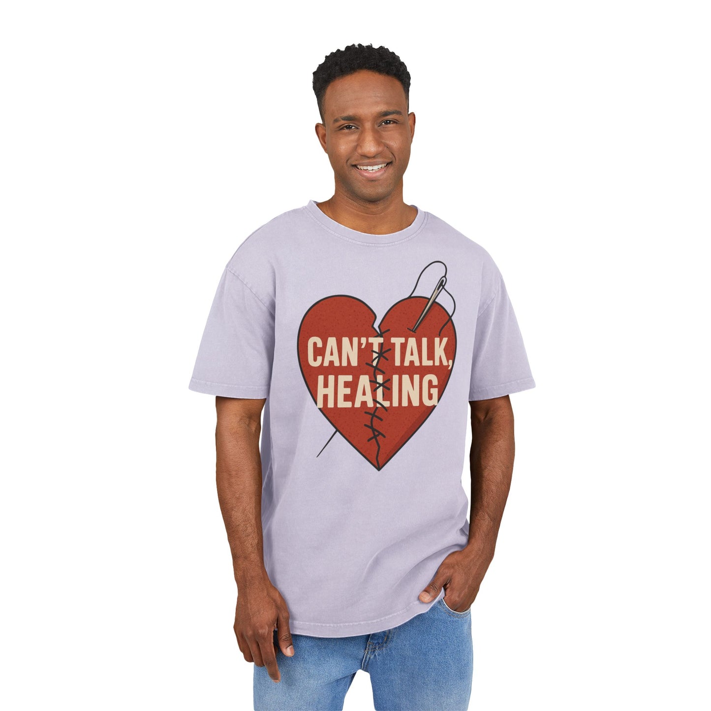 Healing Heart Acid Washed T-shirt