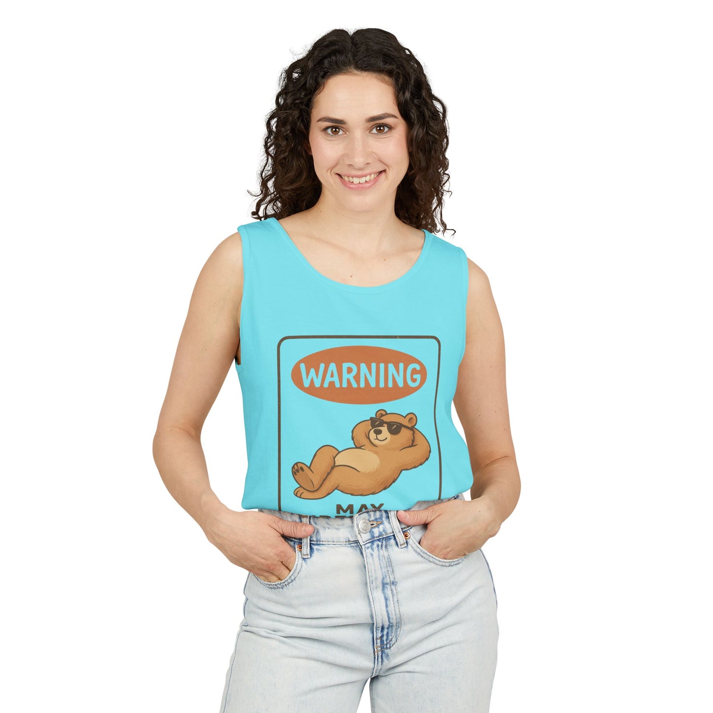 Hibernate Warning Unisex Tank Top