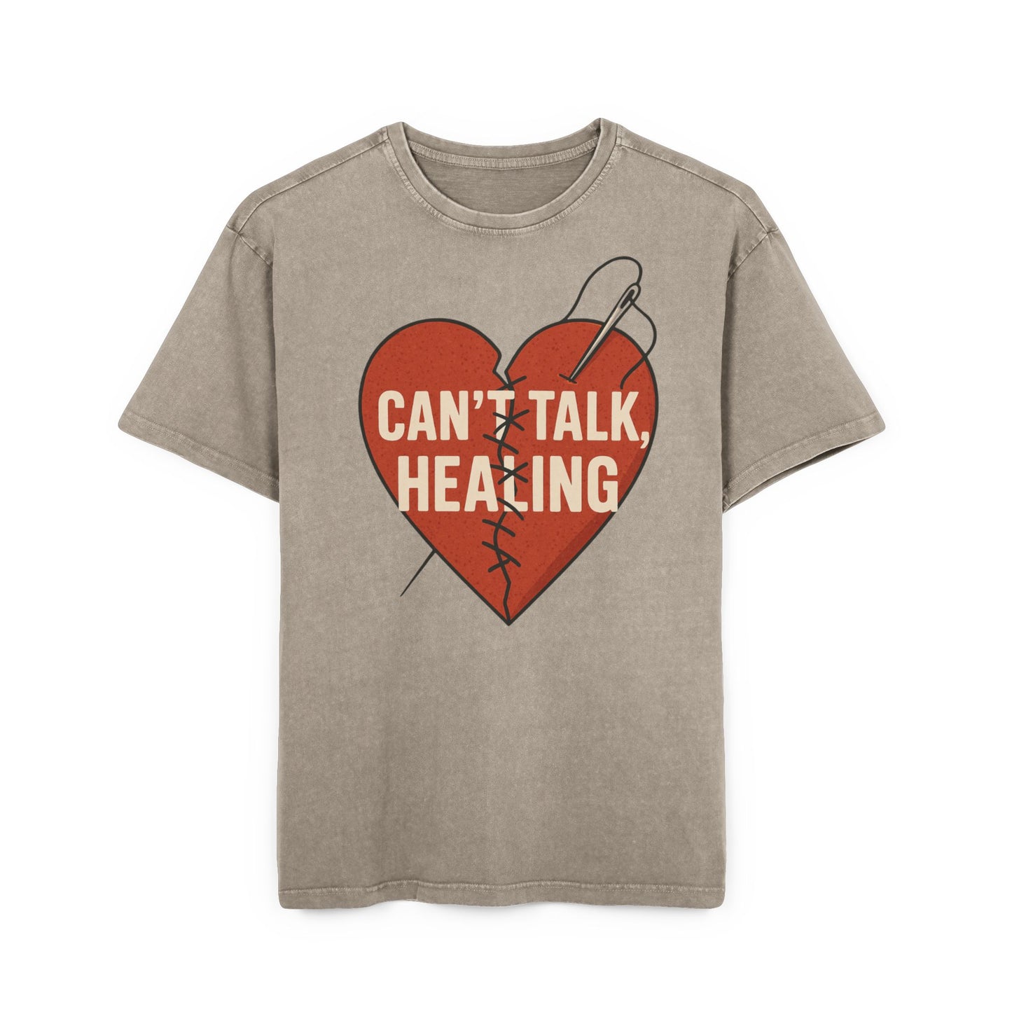 Healing Heart Acid Washed T-shirt