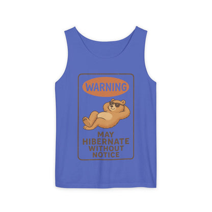 Hibernate Warning Unisex Tank Top