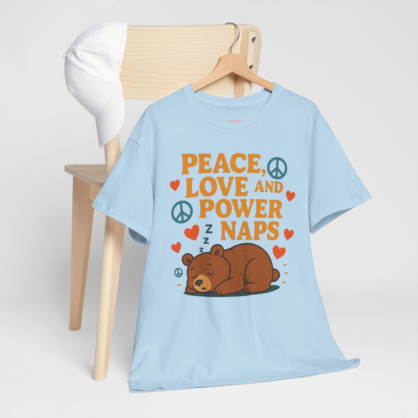Peace Love Power Naps T-shirt