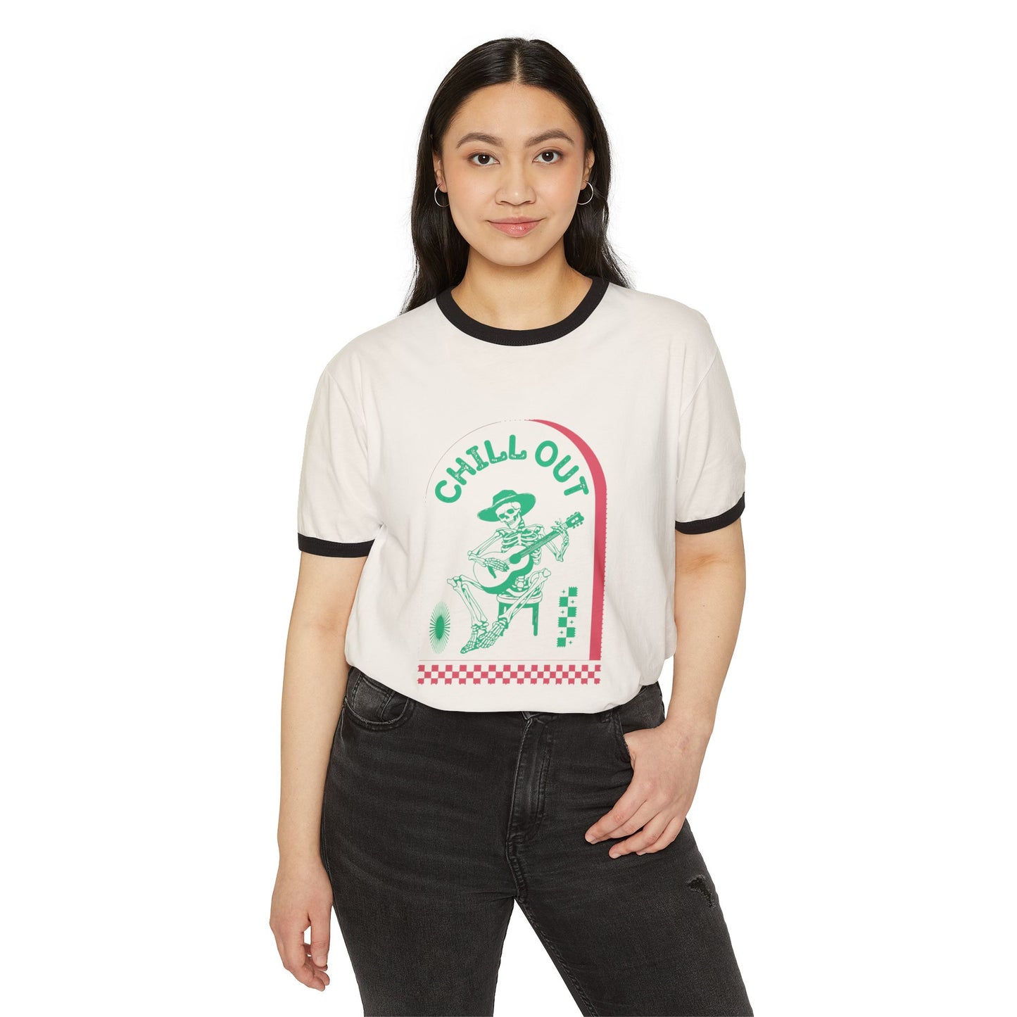 Chill Out Unisex Ringer T-Shirt