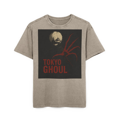 Tokyo Ghoul Men's Acid Washed T-shirt