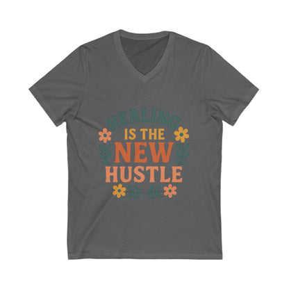 Healing is the New Hustle V-neck T-shirt