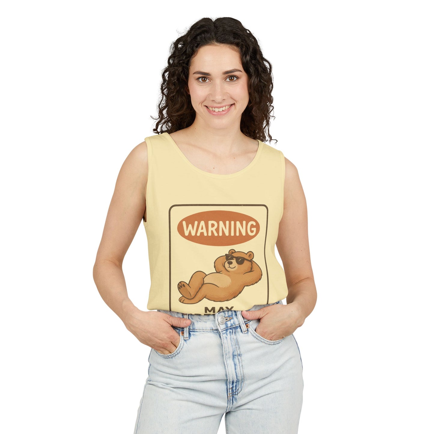Hibernate Warning Unisex Tank Top