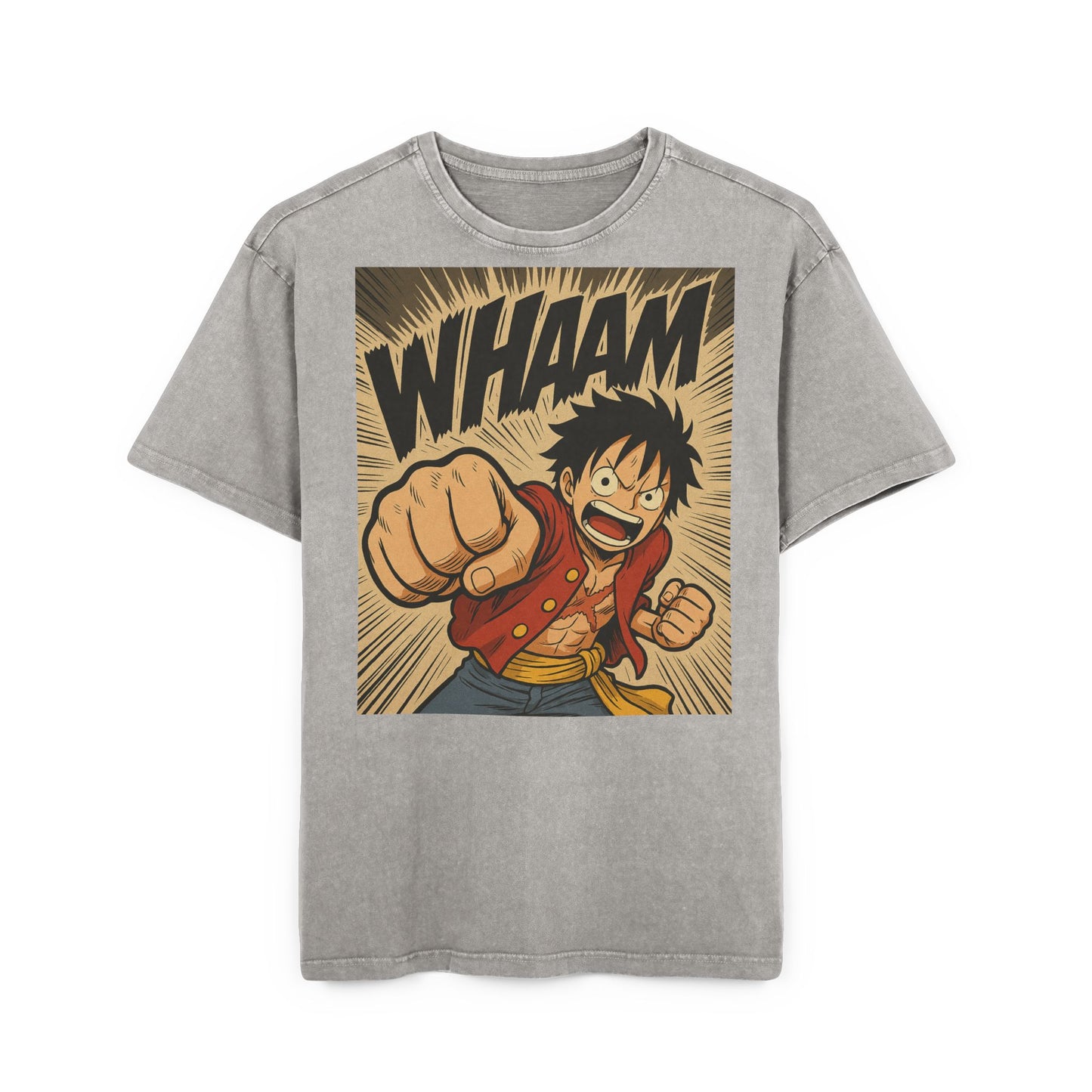Whaam Acid Washed Graphic T-shirt