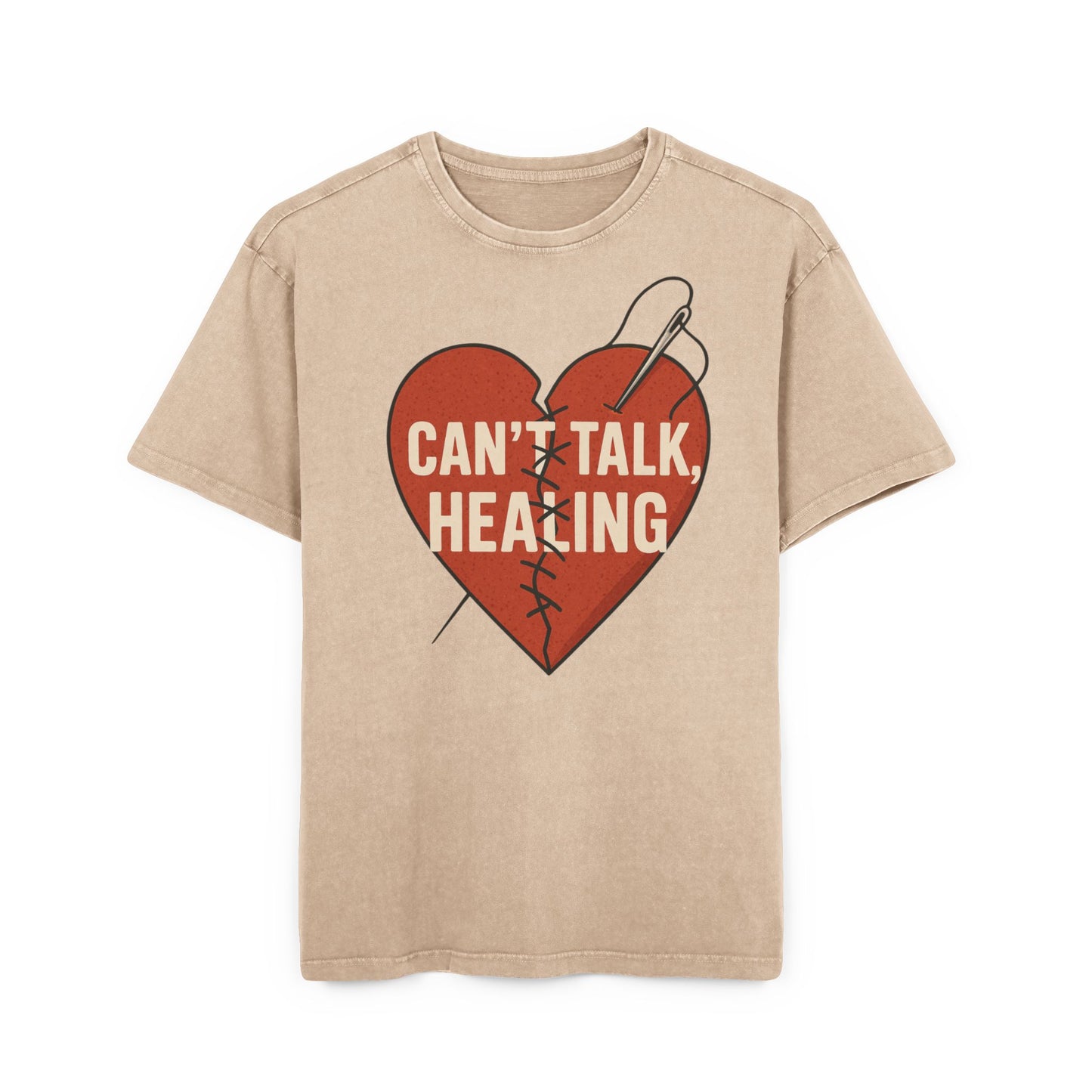 Healing Heart Acid Washed T-shirt